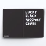 Обложка для паспорта «Lucky black passport cover»