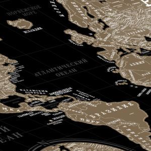 стираемая карта мира
