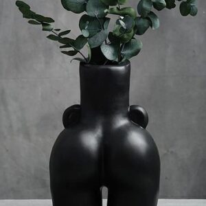 креативная ваза органайзер кашпо в форме женского силуэта