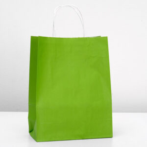 купить онлайн зеленый подарочный пакет